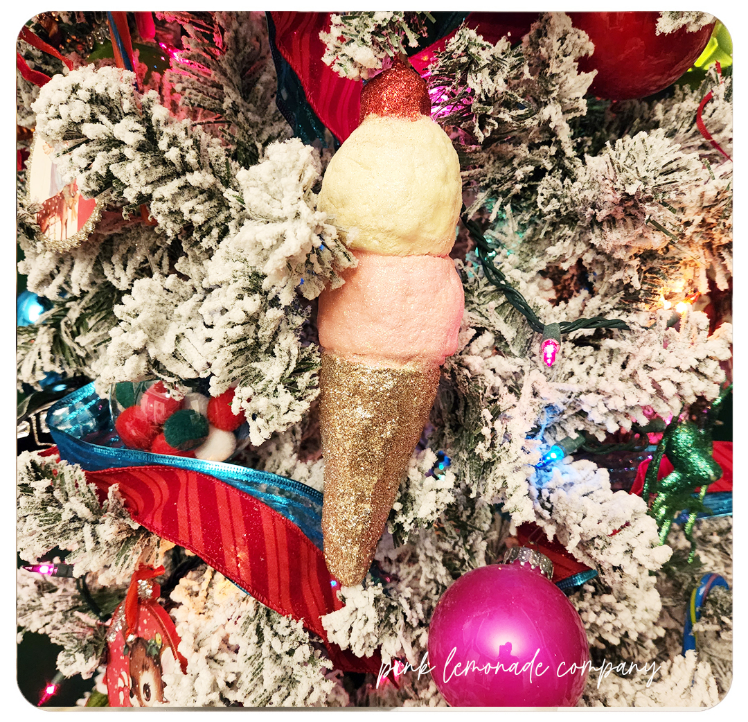 Christmas Tree Ice Cream Pink Lemonade Company